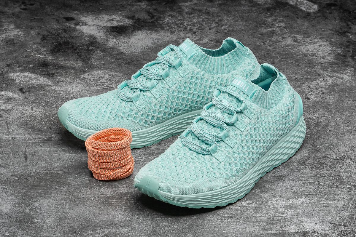 Nobull Knit Runner Men's Running Shoes Light Turquoise | Australia (HG1807)